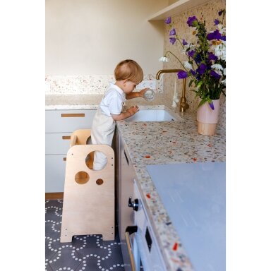 BusyKids Montessori mokymosi bokštelis 3-in-1 – nelakuotas, nuo 1 metų BusyKids Montessori mokymosi bokštelis 3-in-1 – nelakuotas, nuo 1 metų