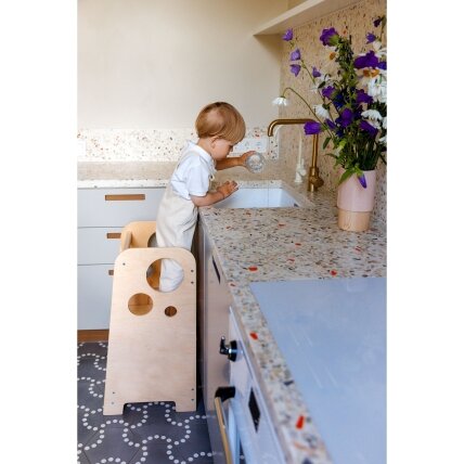 BusyKids Montessori mokymosi bokštelis 3-in-1 – nelakuotas, nuo 1 metų 1 BusyKids Montessori mokymosi bokštelis 3-in-1 – nelakuotas, nuo 1 metų 1