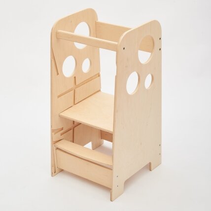 BusyKids Montessori mokymosi bokštelis 3-in-1 – nelakuotas, nuo 1 metų 6 BusyKids Montessori mokymosi bokštelis 3-in-1 – nelakuotas, nuo 1 metų 6