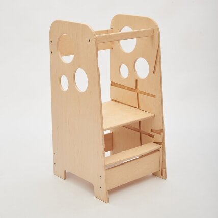 BusyKids Montessori mokymosi bokštelis 3-in-1 – nelakuotas, nuo 1 metų 8 BusyKids Montessori mokymosi bokštelis 3-in-1 – nelakuotas, nuo 1 metų 8