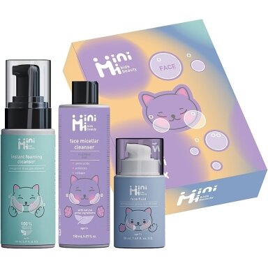 MiniMi Kids Beauty veido priežiūros rinkinys MiniMi Kids Beauty veido priežiūros rinkinys