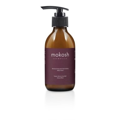 MOKOSH CHERRY & AMBER Drėkinamasis ir odą šviesinantis kūno losjonas (GLOW EFEKTAS) 200 ml MOKOSH CHERRY & AMBER Drėkinamasis ir odą šviesinantis kūno losjonas (GLOW EFEKTAS) 200 ml
